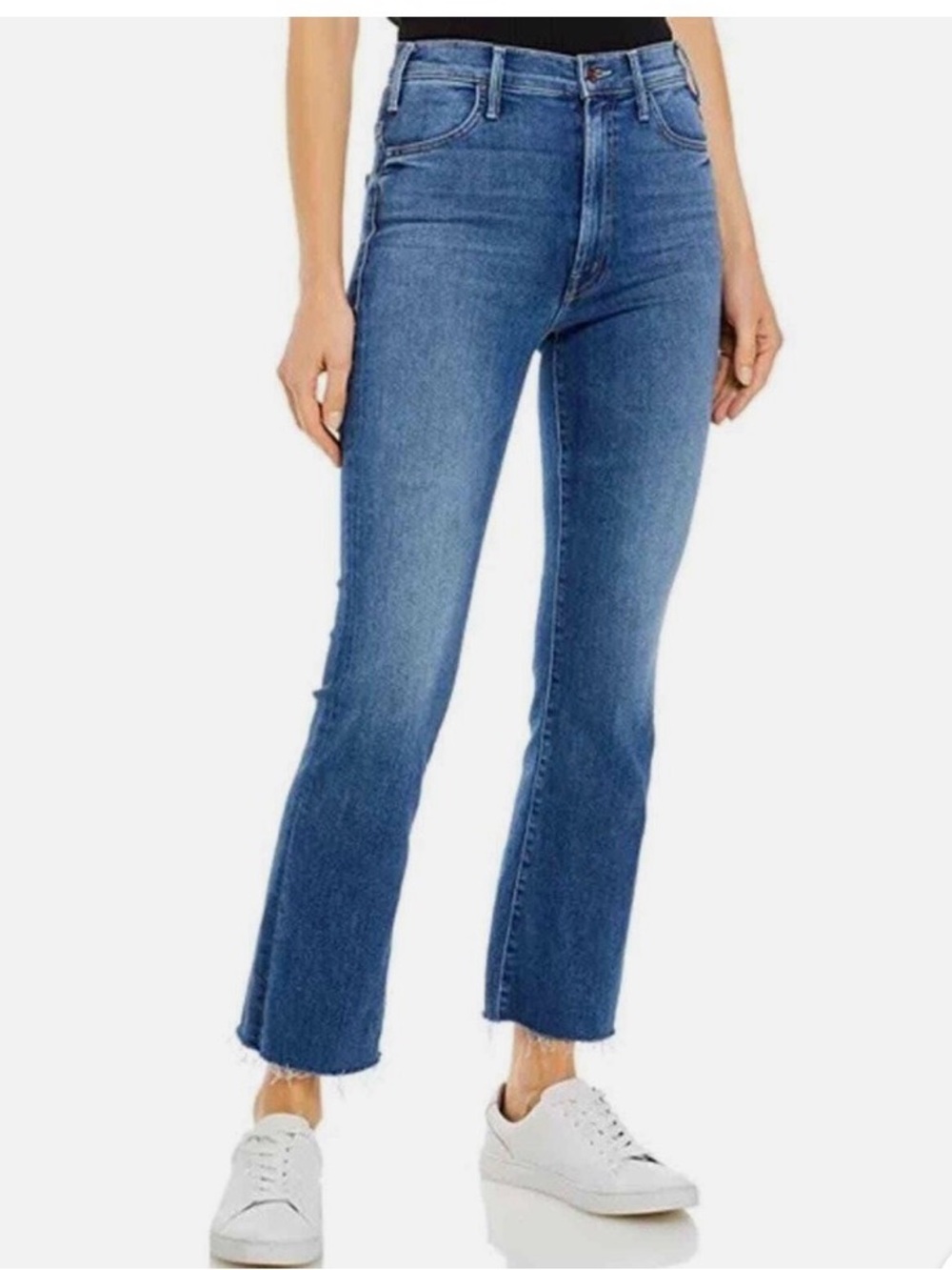 MOTHER The Hustler Ankle Fray Satisfaction Guaranteed